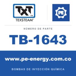 Texsteam TB-1643 - Texsteam TB 1643 - Componente del Cuerpo de Bomba