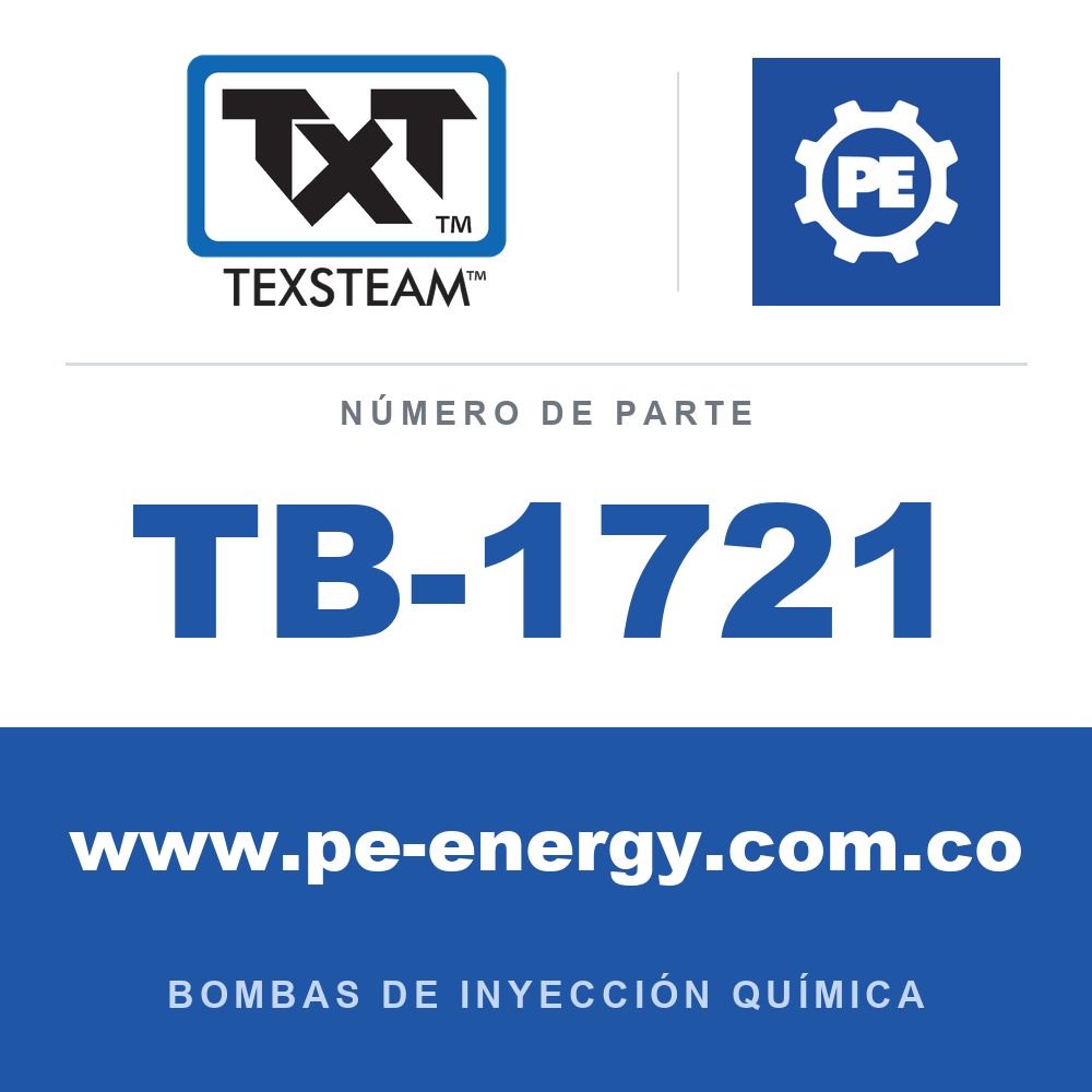 Texsteam TB-1721 Motor - MOTORREDUCTOR (GEARMTR) 30:1 3PH TOTALMENTE CERRADO SIN VENTILACIÓN (TENV) (60RPM) 60HZ