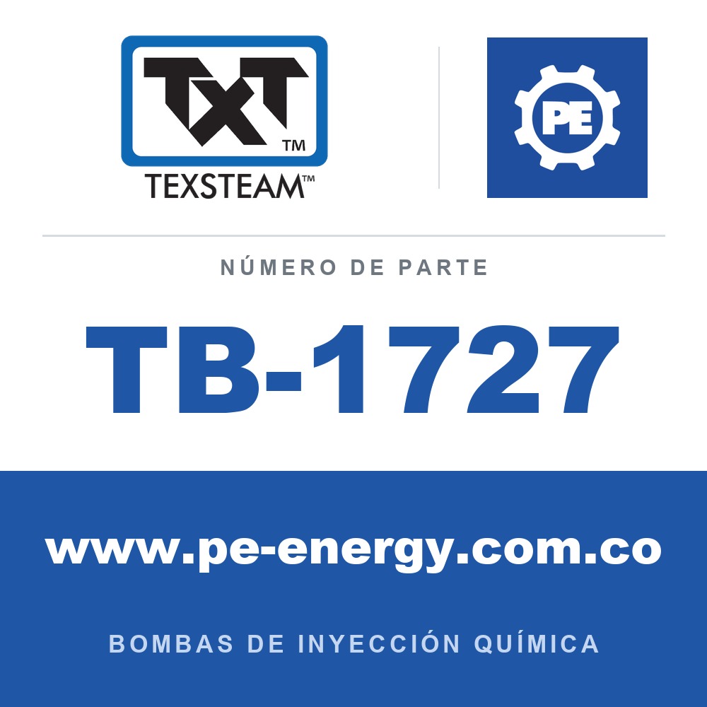 Texsteam TB-1727 - Texsteam TB 1727 - Componente del Cuerpo de Bomba