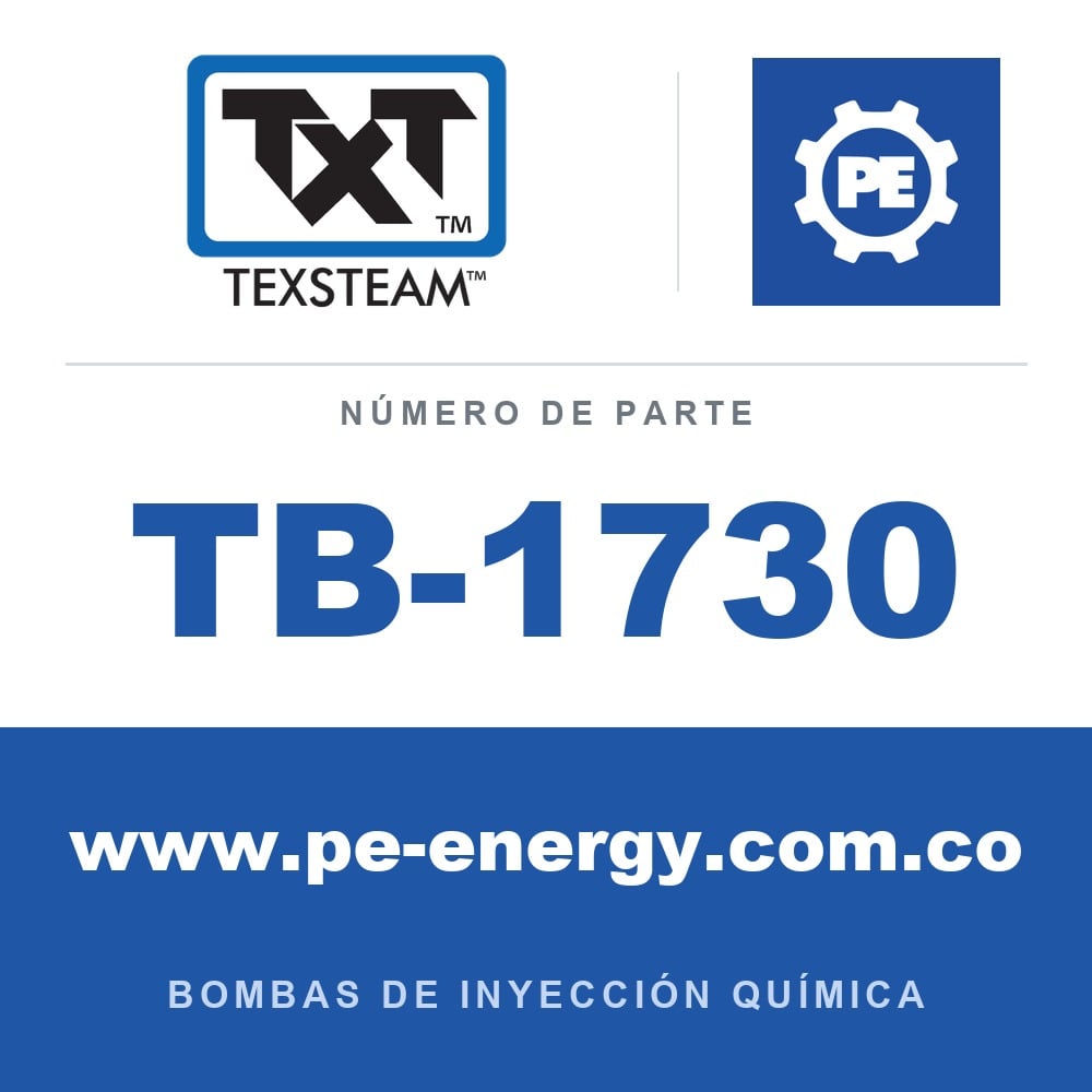 Texsteam TB-1730 - Texsteam TB 1730 - Componente del Cuerpo de Bomba