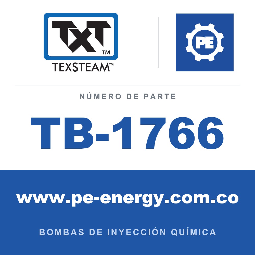 Texsteam TB-1766 - Texsteam TB 1766 - Componente del Cuerpo de Bomba