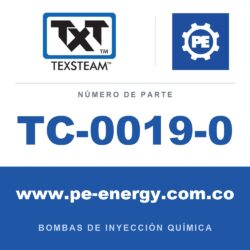 Texsteam TC-0019-0 - Texsteam TC 0019-0 - Cabezal de Bomba para Bomba de Inyección Química