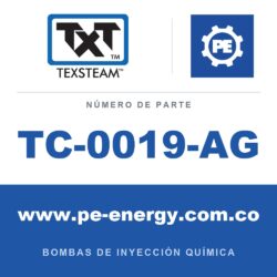 Texsteam TC-0019-AG - Texsteam TC 0019-AG - Cabezal de Bomba para Bomba de Inyección Química