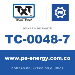 Texsteam TC-0048-7 - Texsteam TC 0048-7 - Cabezal de Bomba para Bomba de Inyección Química