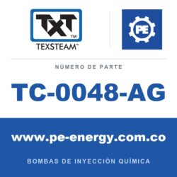 Texsteam TC-0048-AG - Texsteam TC 0048-AG - Cabezal de Bomba para Bomba de Inyección Química