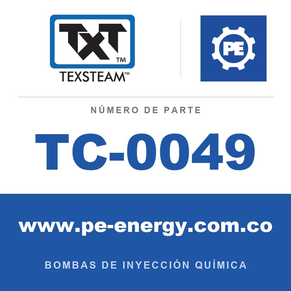 Texsteam TC-0049 - Texsteam TC 0049 - Componente de Ensamble de Bomba