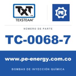 Texsteam TC-0068-7 - Texsteam TC 0068-7 - Cabezal de Bomba para Bomba de Inyección Química