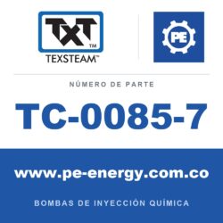 Texsteam TC-0085-7 - Texsteam TC 0085-7 - Cabezal de Bomba para Bomba de Inyección Química