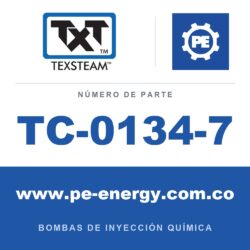 Texsteam TC-0134-7 - Texsteam TC 0134-7 - Cabezal de Bomba para Bomba de Inyección Química