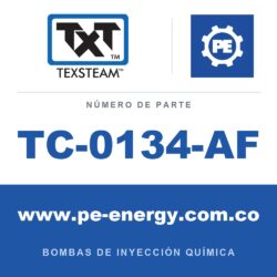 Texsteam TC-0134-AF - Texsteam TC 0134-AF - Cabezal de Bomba para Bomba de Inyección Química
