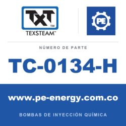 Texsteam TC-0134-H - Texsteam TC 0134-H - Cabezal de Bomba para Bomba de Inyección Química