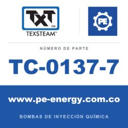 Texsteam TC-0137-7 - Texsteam TC 0137-7 - Cabezal de Bomba para Bomba de Inyección Química