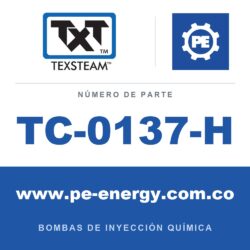 Texsteam TC-0137-H - Texsteam TC 0137-H - Cabezal de Bomba para Bomba de Inyección Química