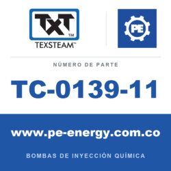 Texsteam TC-0139-11 - Texsteam TC 0139-11 - Cabezal de Bomba para Bomba de Inyección Química