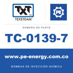 Texsteam TC-0139-7 - Texsteam TC 0139-7 - Cabezal de Bomba para Bomba de Inyección Química