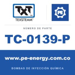 Texsteam TC-0139-P - Texsteam TC 0139-P - Cabezal de Bomba para Bomba de Inyección Química