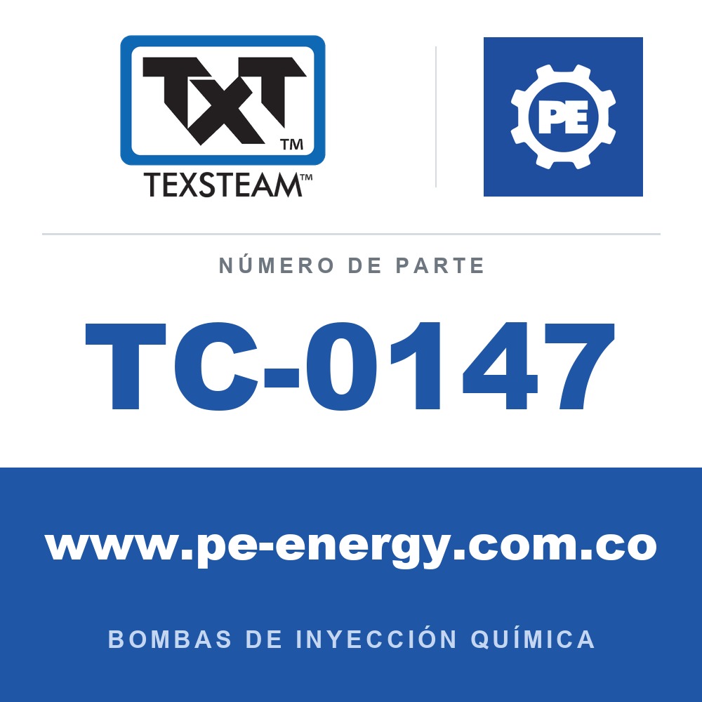 Texsteam TC-0147 - Texsteam TC 0147 - Componente de Ensamble de Bomba