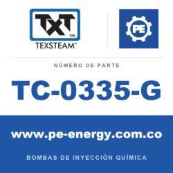 Texsteam TC-0335-G - Texsteam TC 0335-G - Cabezal de Bomba para Bomba de Inyección Química