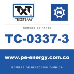 Texsteam TC-0337-3 - Texsteam TC 0337-3 - Cabezal de Bomba para Bomba de Inyección Química