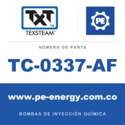 Texsteam TC-0337-AF - Texsteam TC 0337-AF - Cabezal de Bomba para Bomba de Inyección Química