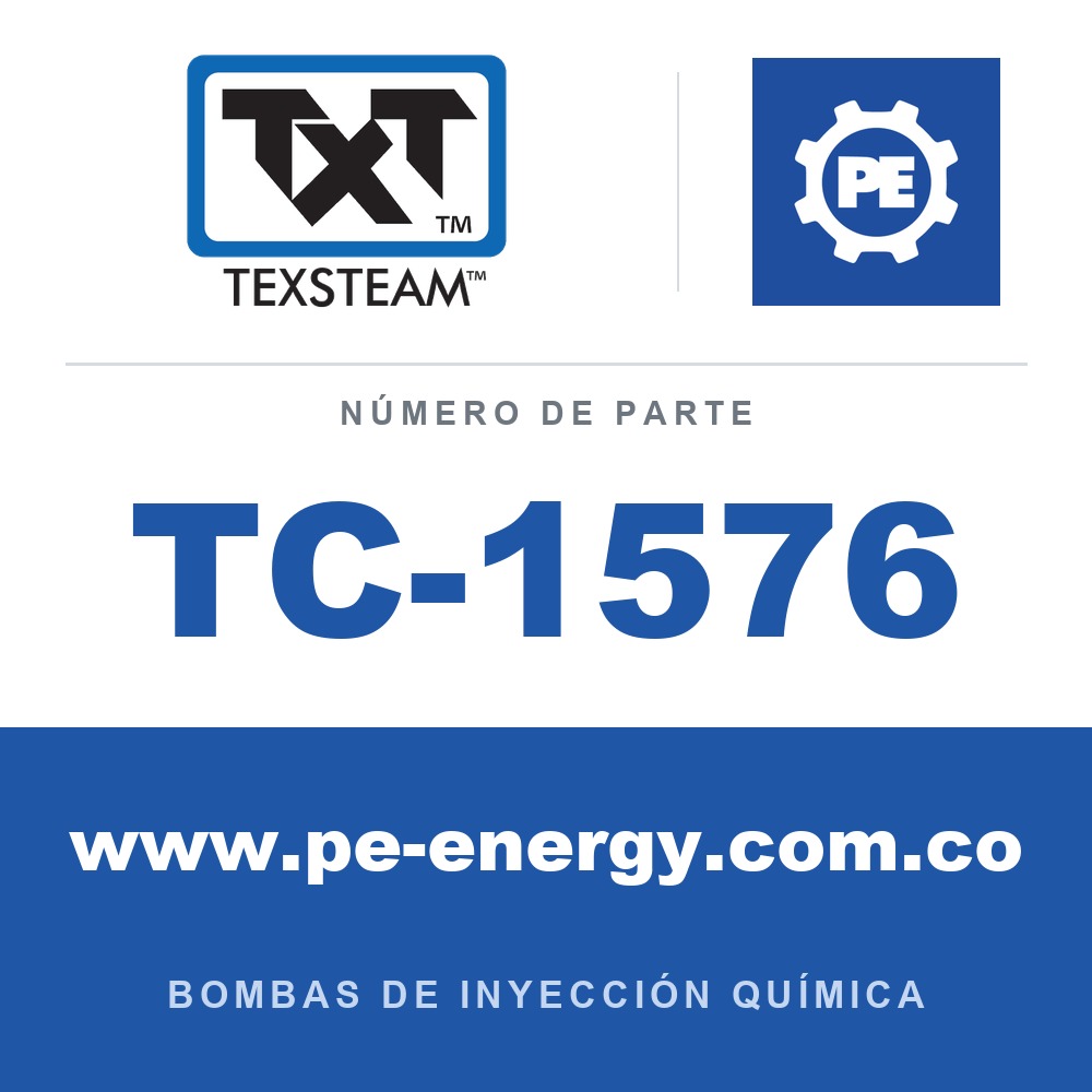 Texsteam TC-1576 - Texsteam TC 1576 - Componente de Ensamble de Bomba