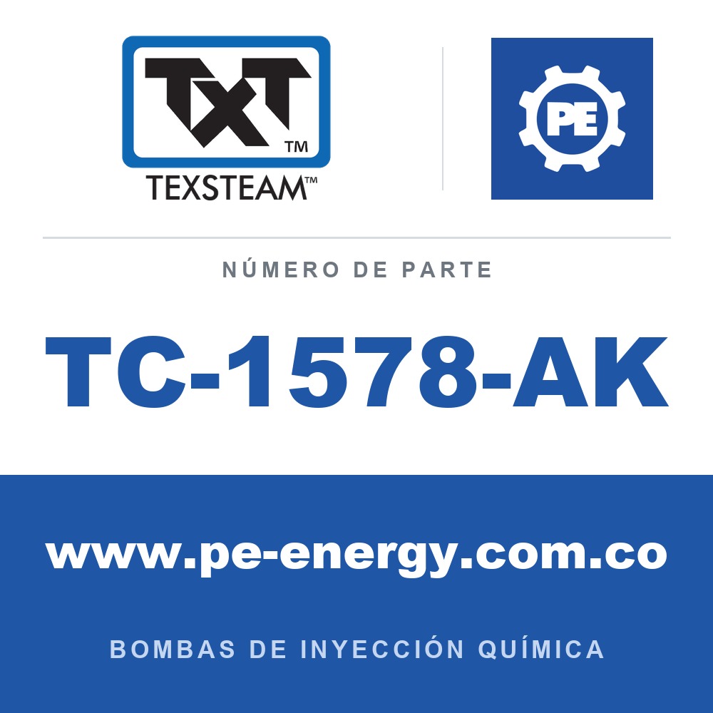 Texsteam TC-1578-AK - Texsteam TC 1578-AK - Componente de Ensamble de Bomba