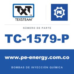 Texsteam TC-1579-P - Texsteam TC 1579-P - Cabezal de Bomba para Bomba de Inyección Química
