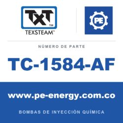 Texsteam TC-1584-AF - Texsteam TC 1584-AF - Cabezal de Bomba para Bomba de Inyección Química