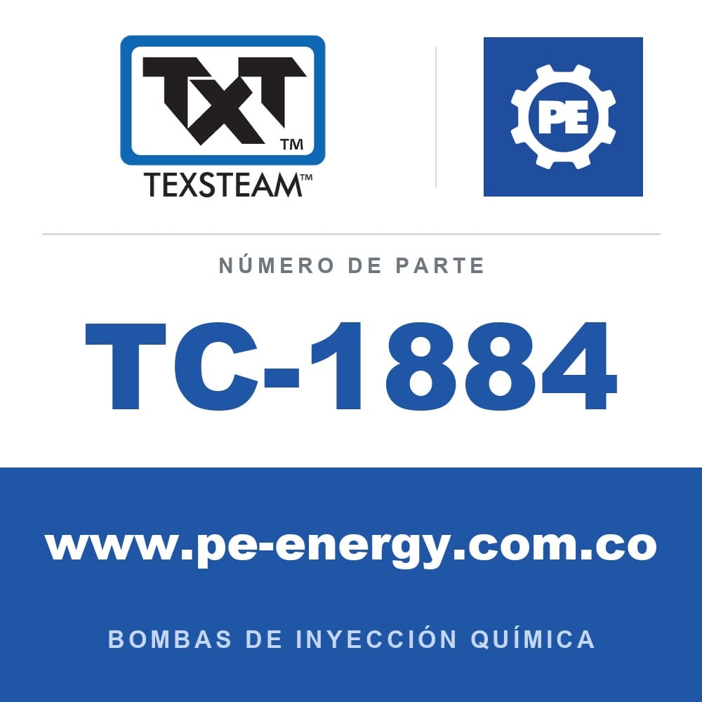 Texsteam TC-1884 - Texsteam TC 1884 - Componente de Ensamble de Bomba