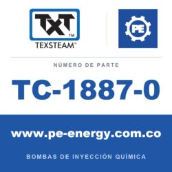 Texsteam TC-1887-0 - Texsteam TC 1887-0 - Cabezal de Bomba para Bomba de Inyección Química