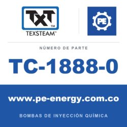Texsteam TC-1888-0 - Texsteam TC 1888-0 - Cabezal de Bomba para Bomba de Inyección Química