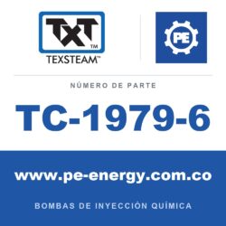 Texsteam TC-1979-6 - Texsteam TC 1979-6 - Cabezal de Bomba para Bomba de Inyección Química
