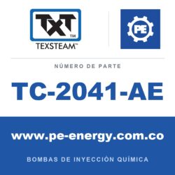Texsteam TC-2041-AE - Texsteam TC 2041-AE - Cabezal de Bomba para Bomba de Inyección Química