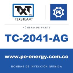 Texsteam TC-2041-AG - Texsteam TC 2041-AG - Cabezal de Bomba para Bomba de Inyección Química