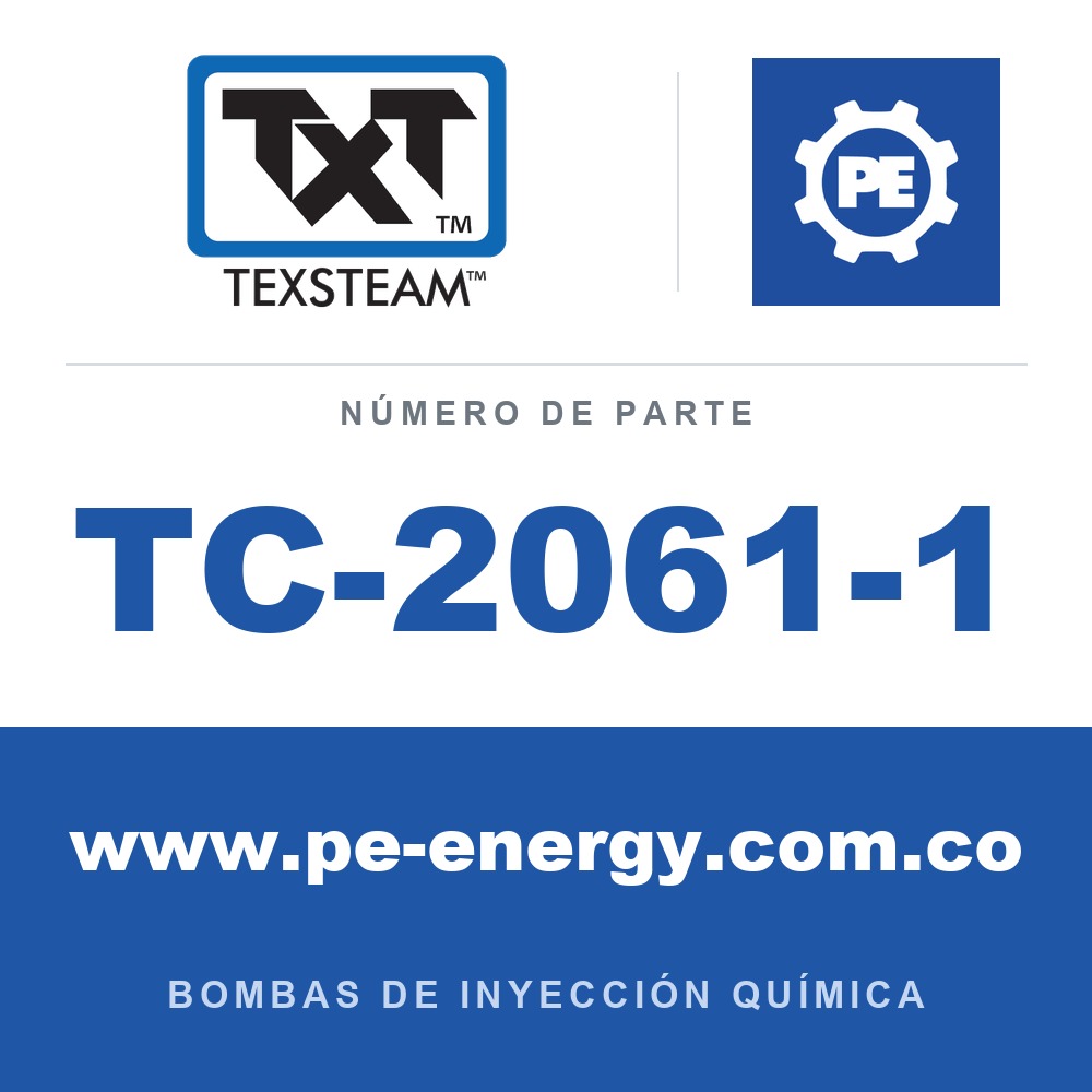 Texsteam TC-2061-1 - Texsteam TC 2061-1 - Componente de Ensamble de Bomba