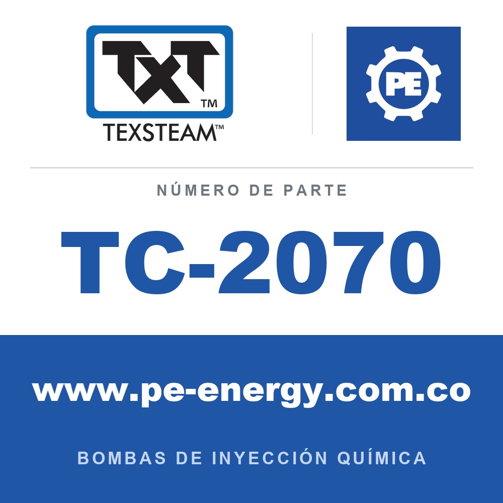 Texsteam TC-2070 - Texsteam TC 2070 - Componente de Ensamble de Bomba