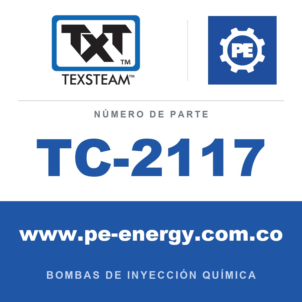 Texsteam TC-2117 - Texsteam TC 2117 - Componente de Ensamble de Bomba