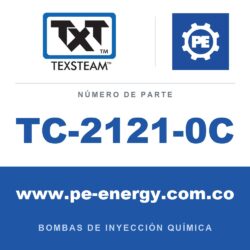 Texsteam TC-2121-0C - Texsteam TC 2121-0C - Cabezal de Bomba para Bomba de Inyección Química