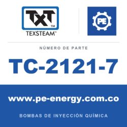 Texsteam TC-2121-7 - Texsteam TC 2121-7 - Cabezal de Bomba para Bomba de Inyección Química