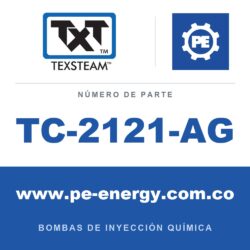 Texsteam TC-2121-AG - Texsteam TC 2121-AG - Cabezal de Bomba para Bomba de Inyección Química