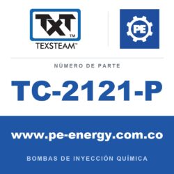 Texsteam TC-2121-P - Texsteam TC 2121-P - Cabezal de Bomba para Bomba de Inyección Química