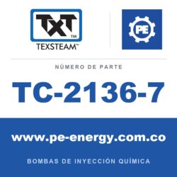 Texsteam TC-2136-7 - Texsteam TC 2136-7 - Cabezal de Bomba para Bomba de Inyección Química