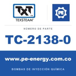 Texsteam TC-2138-0 - Texsteam TC 2138-0 - Cabezal de Bomba para Bomba de Inyección Química
