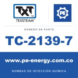 Texsteam TC-2139-7 - Texsteam TC 2139-7 - Cabezal de Bomba para Bomba de Inyección Química