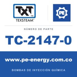 Texsteam TC-2147-0 - Texsteam TC 2147-0 - Cabezal de Bomba para Bomba de Inyección Química