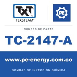 Texsteam TC-2147-A - Texsteam TC 2147-A - Cabezal de Bomba para Bomba de Inyección Química