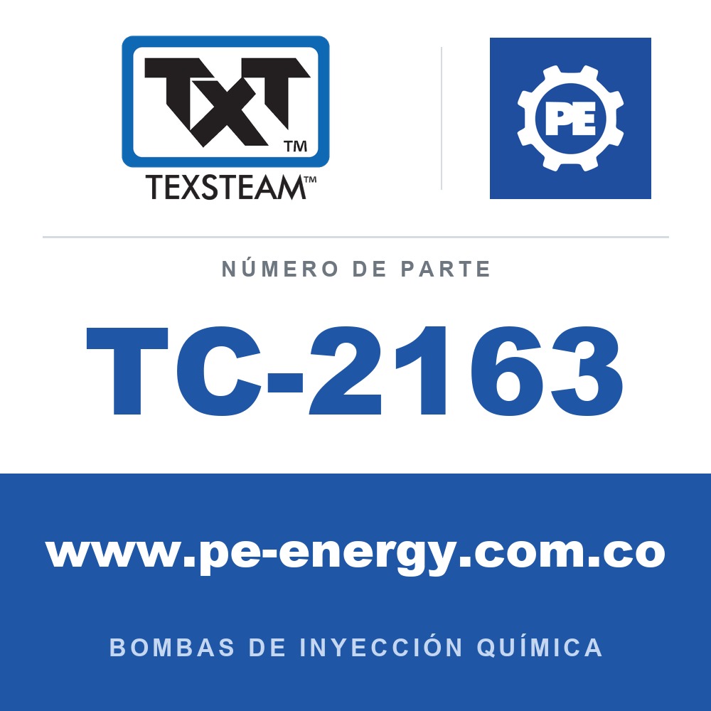 Texsteam TC-2163 - Texsteam TC 2163 - Componente de Ensamble de Bomba