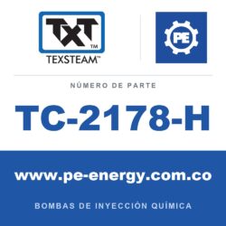 Texsteam TC-2178-H - Texsteam TC 2178-H - Cabezal de Bomba para Bomba de Inyección Química