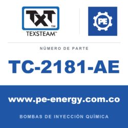 Texsteam TC-2181-AE - Texsteam TC 2181-AE - Cabezal de Bomba para Bomba de Inyección Química