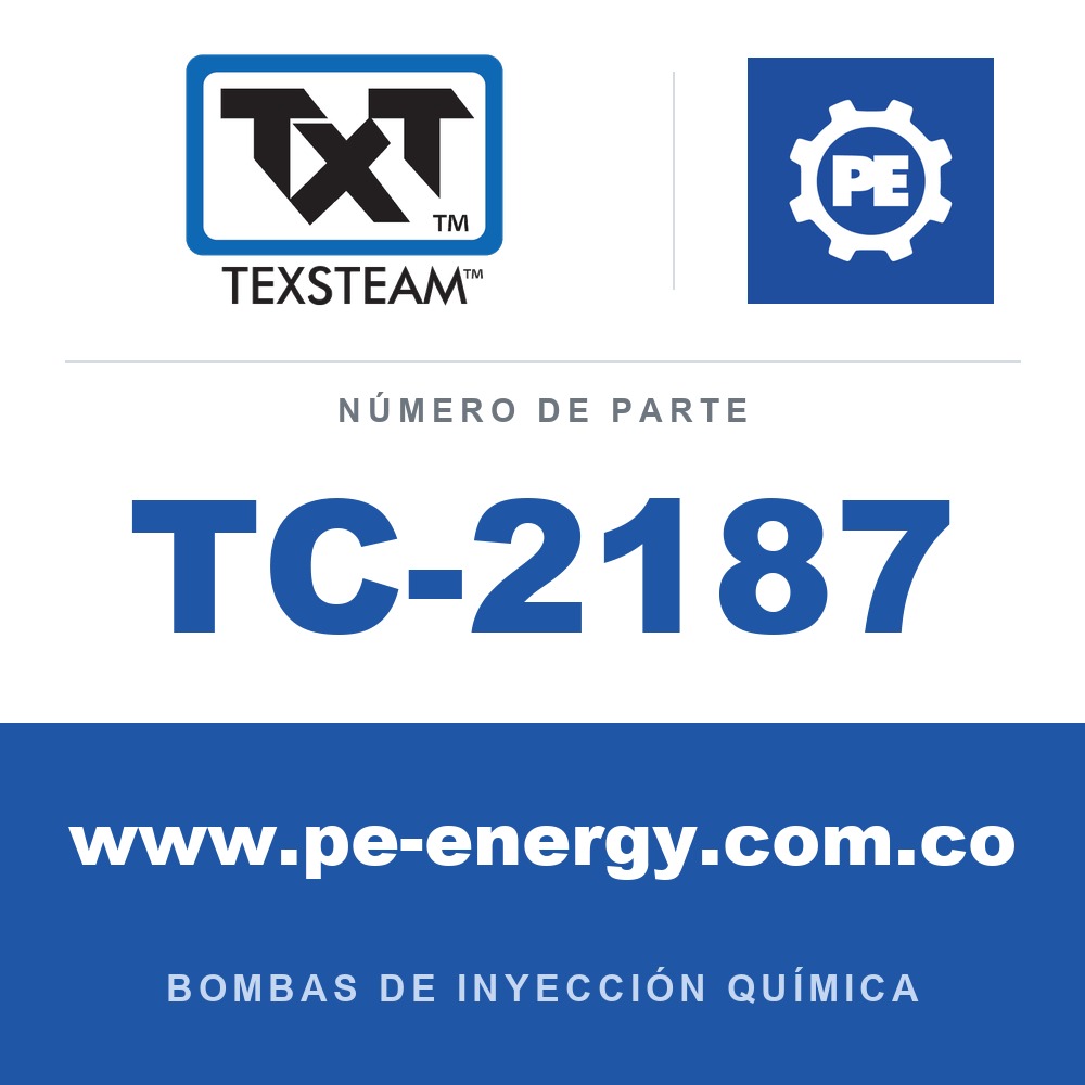 Texsteam TC-2187 - Texsteam TC 2187 - Componente de Ensamble de Bomba